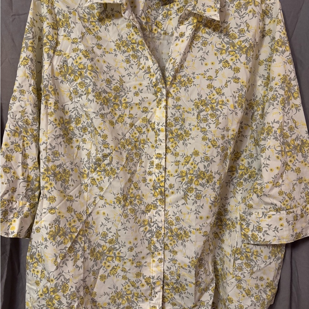 Floral Button-Up Shirt